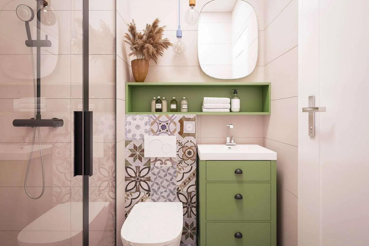 small bathroom space solutions