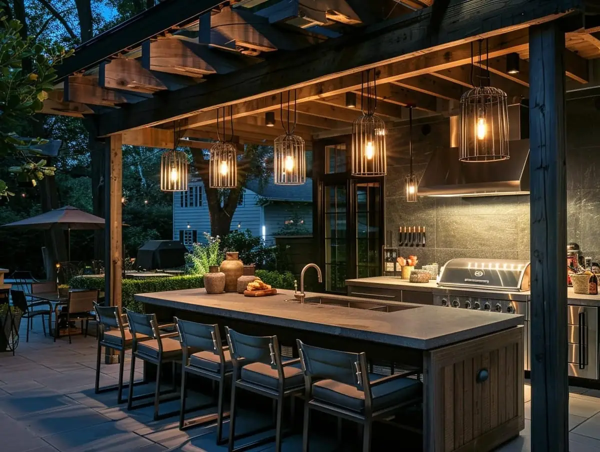 Advantages of Effective Outdoor Kitchen Lighting for Your Business